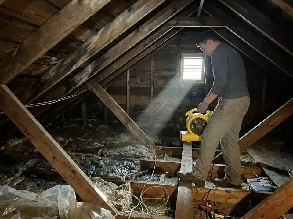 attic-water-damage-drying-proc-007 — frequently asked questions, Emergency Water Extraction & 24/7 Flood Response in Canterw…